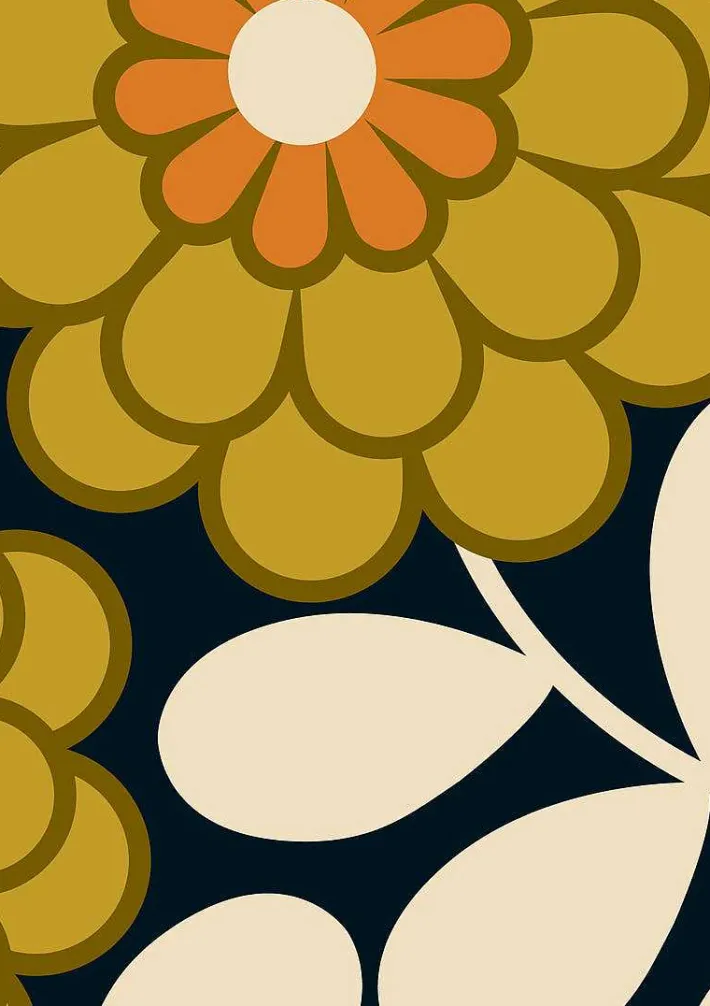 Orla Kiely Dahlia Wallpaper