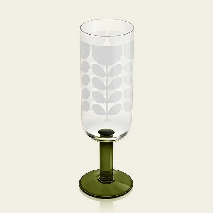 Orla Kiely Formal Champagne Glass Set Of 4