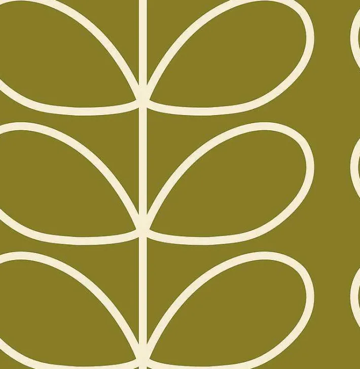 Orla Kiely Giant Linear Stem Seagrass Wallpaper