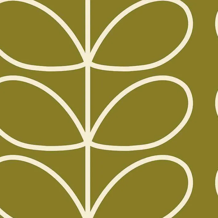 Orla Kiely Giant Linear Stem Seagrass Wallpaper