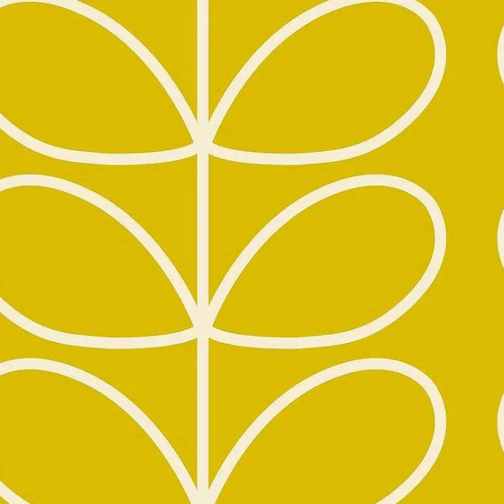 Orla Kiely Giant Linear Stem Sunflower Wallpaper