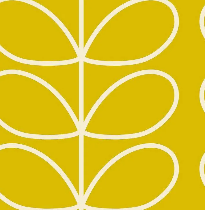 Orla Kiely Giant Linear Stem Sunflower Wallpaper