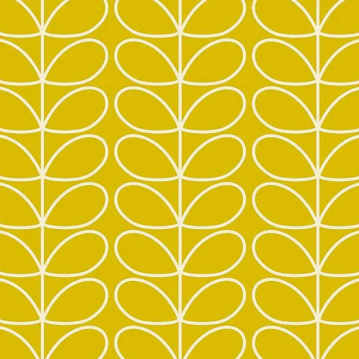 Orla Kiely Linear Stem Sunflower Wallpaper