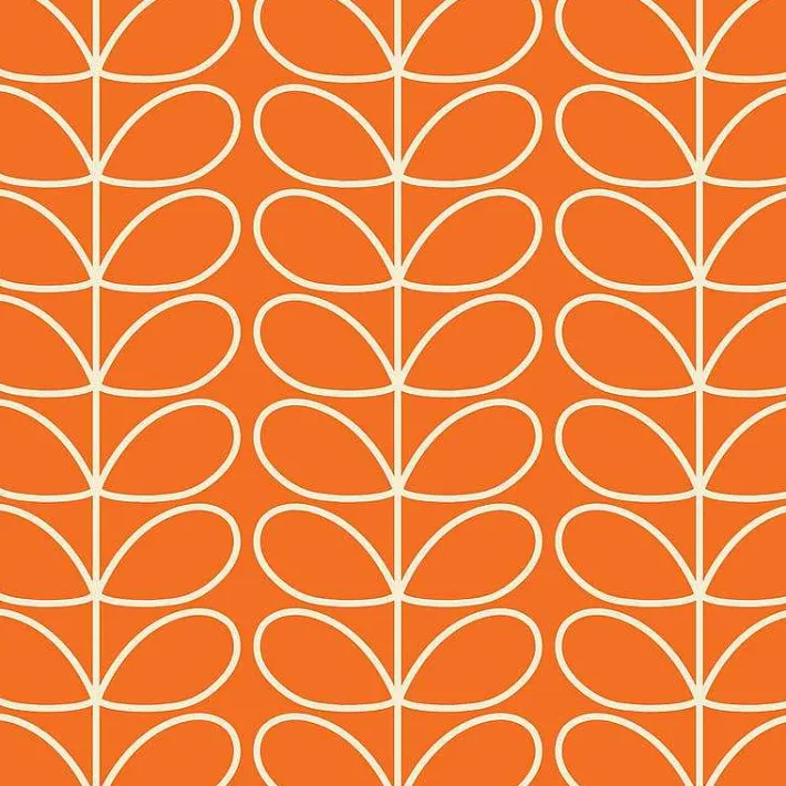 Orla Kiely Linear Stem Tomato Wallpaper