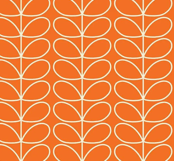 Orla Kiely Linear Stem Tomato Wallpaper