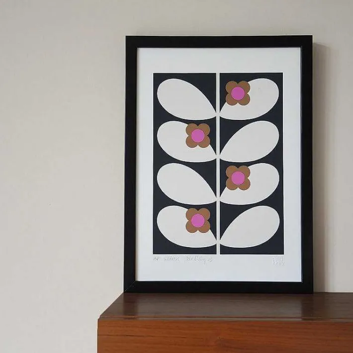 Orla Kiely Screen Printed Artwork