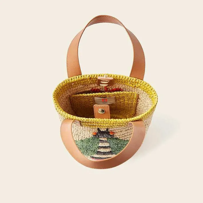 Orla Kiely Sunday Mini Basket Bag